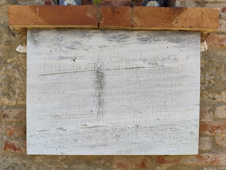 Lapide a Borgheresi, Comune di Cavriglia (AR), foto 2