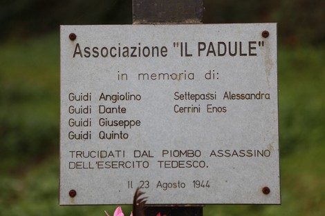 Monumento ai Guidi, in memoria delle vittime del piombo dell'esercito tedesco, 23 agosto 1944.