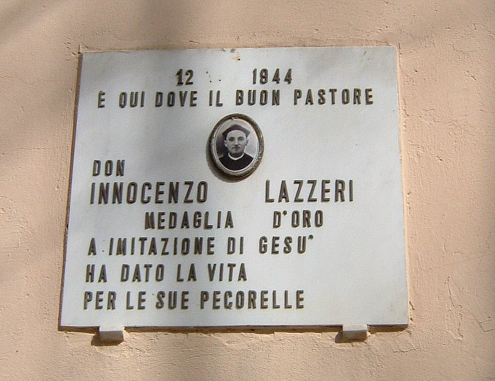 Chiesa di Sant'Anna di Stazzema, luogo di memoria e ricordo della figura di Don Innocenzo Lazzeri.