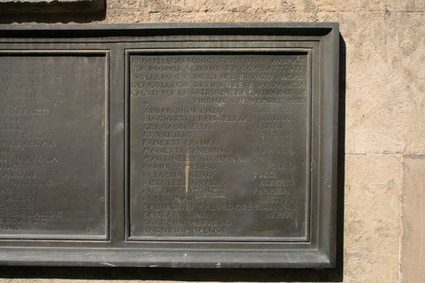 Monumento ai caduti delle Poste e Telecomunicazioni, commemorazione nella città di Firenze.