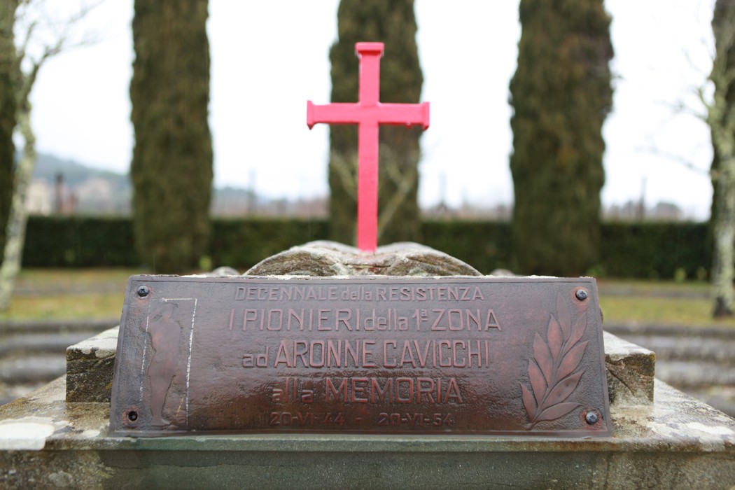 Area monumentale di Sant'Andrea, dedicata ai pionieri della resistenza e alla memoria di Aronne Cavicchi.