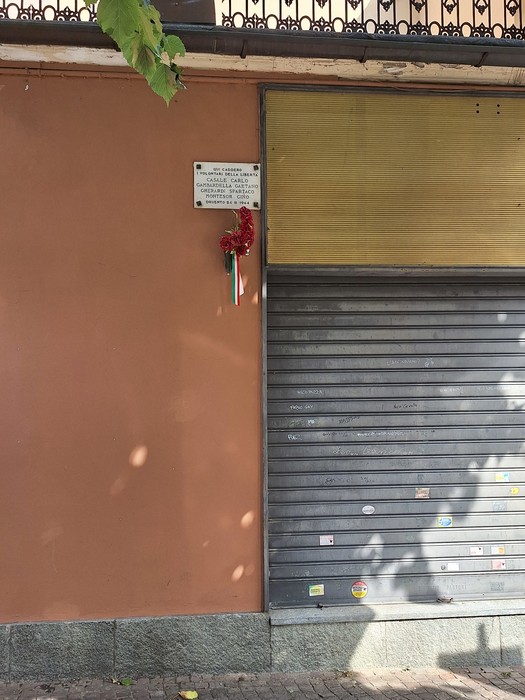 Lapide a Casale, Gambardella, Gherardi e Montresor, Comune di Druento (TO), foto 2