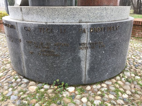 Monumento ai caduti di Belgioioso, commemorazione dei patrioti e delle vittime della guerra.