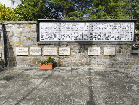 Sacrario dei Martiri di Marzabotto, memoriale dedicato alle vittime del massacro del 1944.