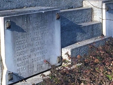 Monumento ai caduti di Bereguardo, commemorazione dei soldati locali per il loro sacrificio durante la guerra.
