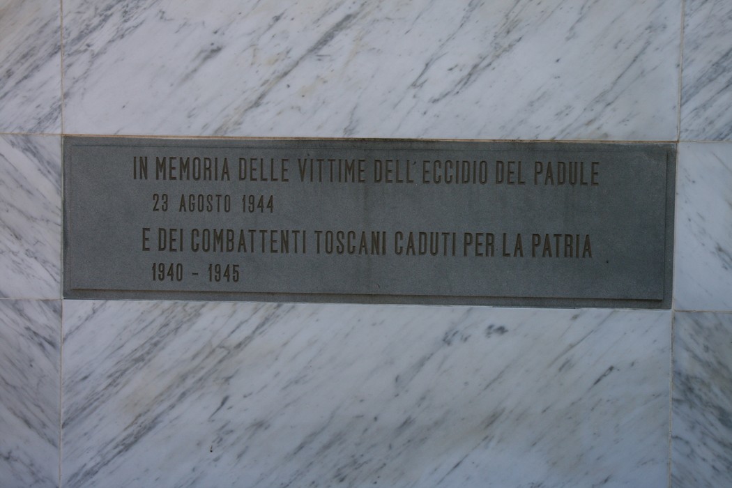 Monumento commemorativo per le vittime dell'eccidio del Padule di Fucecchio, 23 agosto 1944.