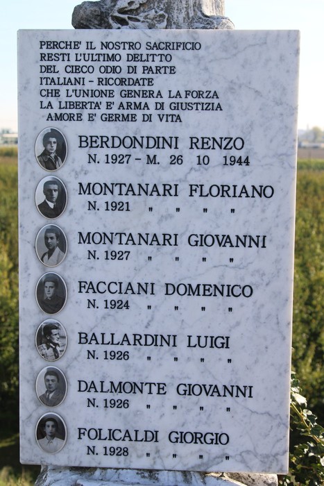 Monumento ai Martiri del Senio, dedicato ai caduti della Seconda Guerra Mondiale. Riconoscimento e memoria storica.