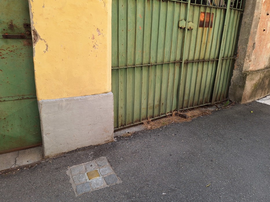Pietra d'inciampo a Baima Paolo, Comune di Nole (TO), foto 2