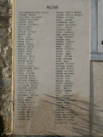 Monumento dedicato ai caduti di Villa Minozzo, in memoria dei militari e delle vittime delle guerre.