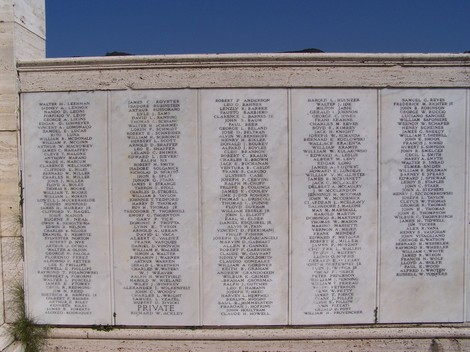Memoriale americano dedicato al 363° reggimento di fanteria, commemorante i soldati caduti.