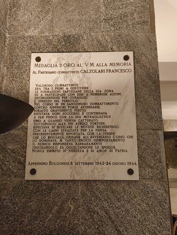 Sacrario dei Martiri di Marzabotto: memoriale che onora le vittime della resistenza italiana durante la Seconda Guerra Mondiale.