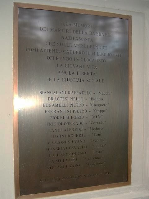 Monumento commemorativo della Battaglia della Fonte dei Seppi, dedicato ai martiri della resistenza antifascista.