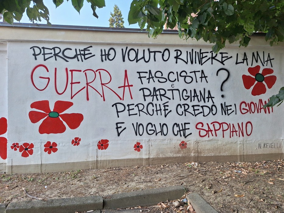 Murale della Scuola di Resistenza, Comune di Collegno (TO), foto 3