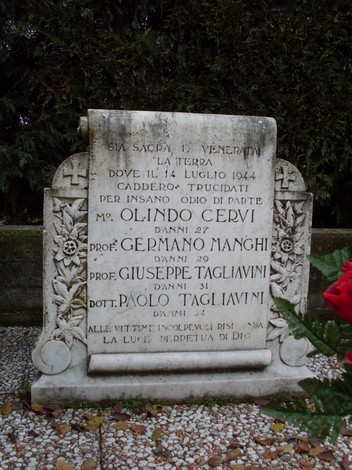 Monumento commemorativo dedicato a Olindo Cervi e altri, in memoria delle vittime del 14 luglio 1944.