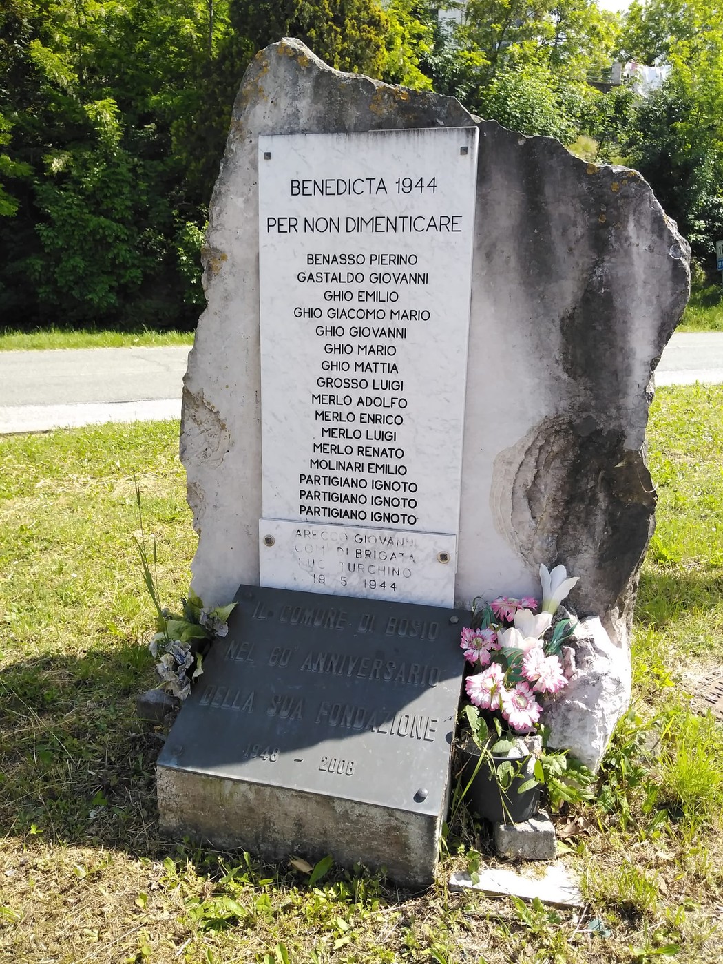 Monumento ai Martiri della Benedicta di Bosio, in memoria della Resistenza al nazifascismo.