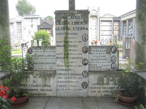 Monumento ai caduti della Libertà, commemorazione dei valorosi che hanno lottato contro il fascismo.