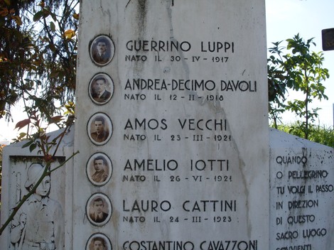 Monumento ai Caduti partigiani di San Prospero, commemorazione dei valorosi che hanno combattuto per la libertà.