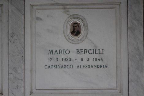 Sacrario dei partigiani di Torbella, commemorazione di Mario Bercilli, patriota caduto nel 1944.