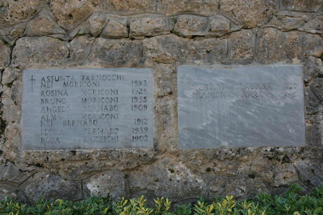 Ossario di Sant'Anna di Stazzema, commemorazione delle vittime della strage nazista del 12 agosto 1944.