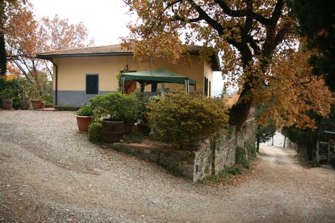Cippo dell'eccidio di Fabbrica, monumento commemorativo immerso nella natura e accompagnato da un paesaggio sereno.