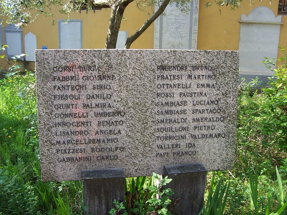 Monumento ai caduti di Varlungo, dedicato alla memoria dei soldati delle guerre.