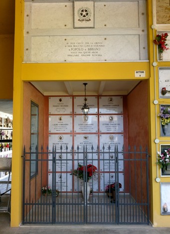 Sacrario ai Caduti per la libertà di Bibbiano, commemorazione dei valorosi che hanno sacrificato la vita.