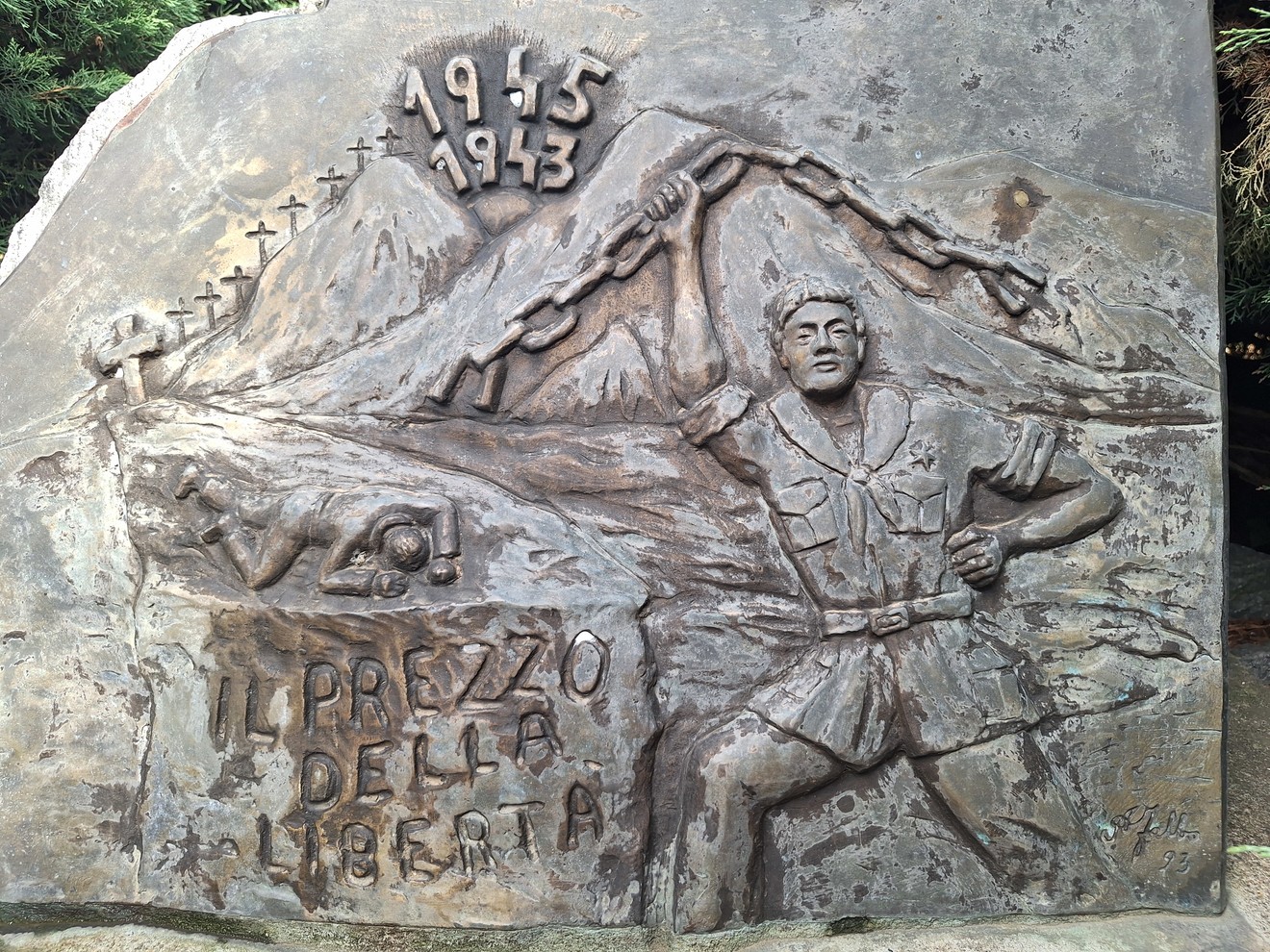 Monumento ai caduti degli stabilimenti F.I.L.P. e Pizzi, Comune di Rivoli (TO), foto 1