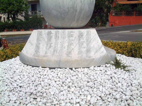 Monumento dedicato alle vittime civili della Linea Gotica, simbolo di memoria e rispetto per i caduti.