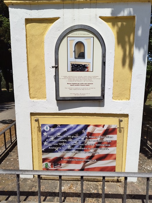 Edicola per i soldati americani caduti, Comune di Montescudaio (PI), foto 2