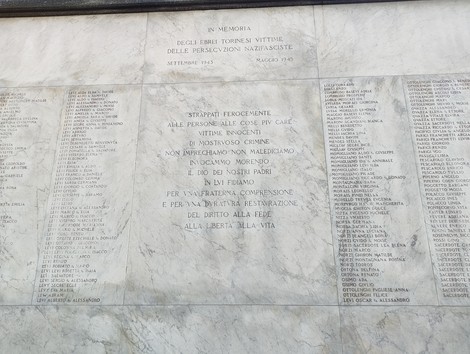 Sacrario dei deportati, memoriale che ricorda le vittime della persecuzione nazifascista.