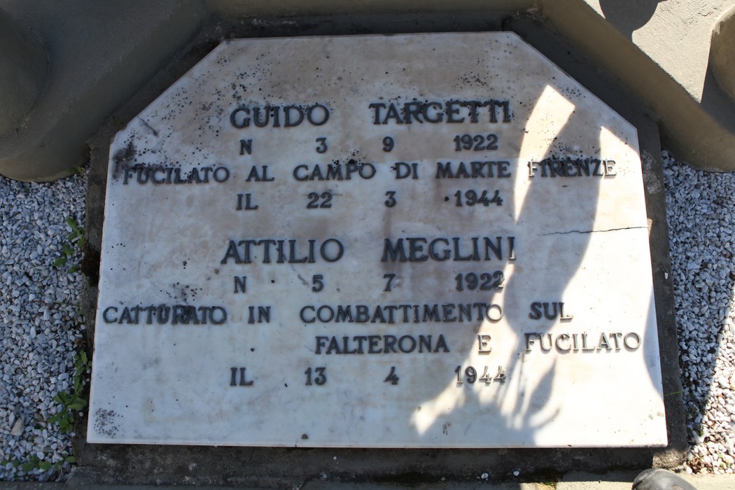 Monumento commemorativo per Meglini e i fucilati di Campo di Marte a Firenze.