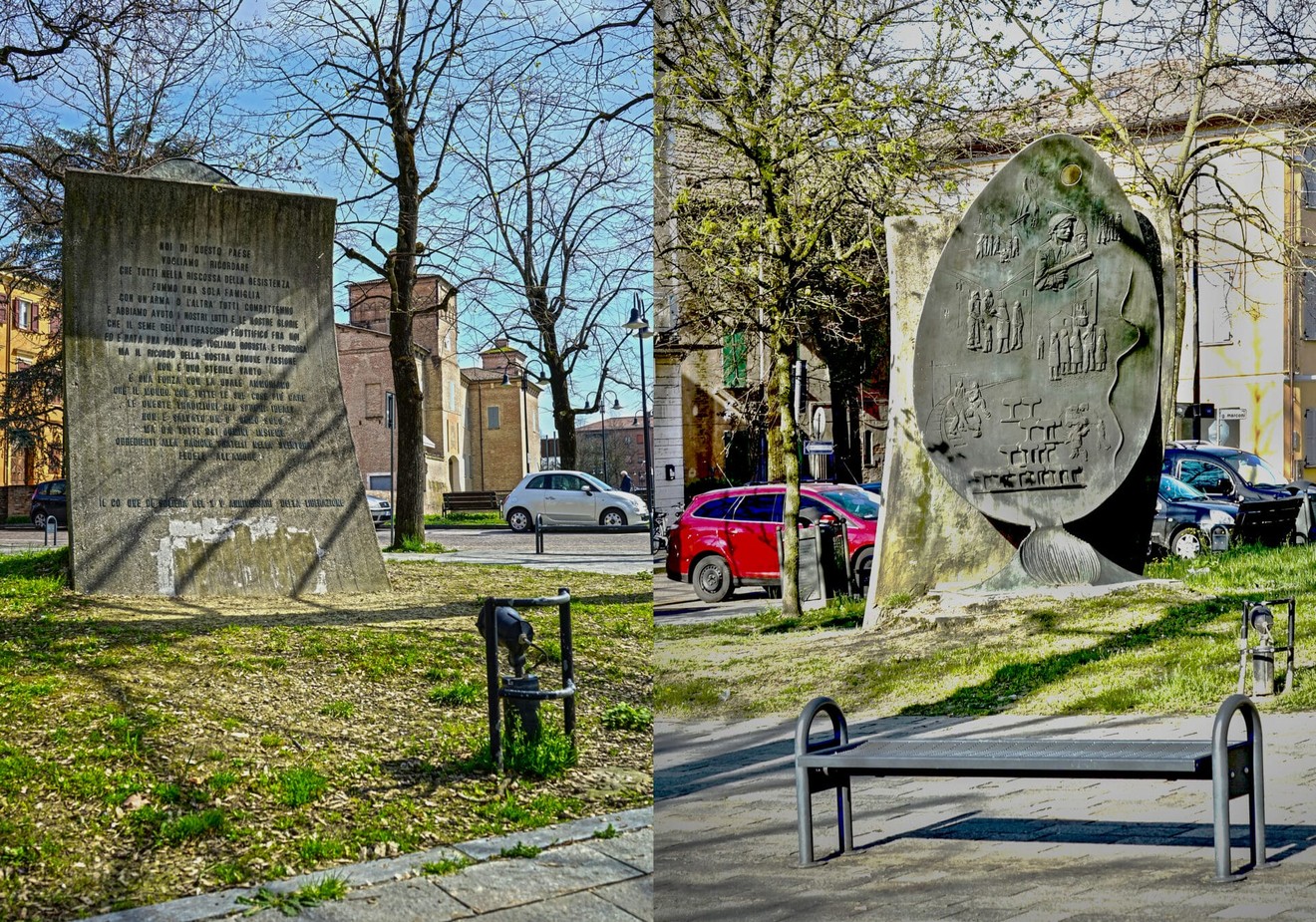 Monumento alla Resistenza, simbolo di ricordo e valorizzazione della lotta per la libertà e i diritti umani.