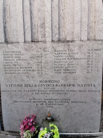 Monumento ai caduti civili di Pratolungo, commemorazione delle vittime della guerra e della barbarie nazista.