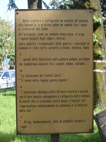 Monumento ai Caduti: commemorazione dei sacrifici dei soldati in guerra, simbolo di onore e memoria collettiva.