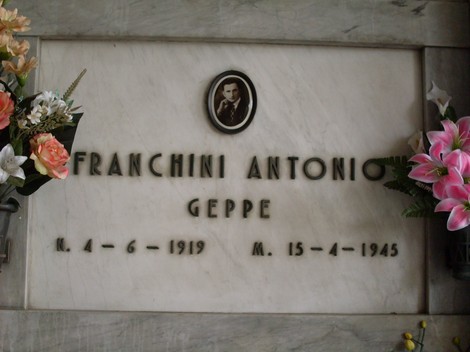 Monumento commemorativo ai caduti per la libertà a Rio Saliceto, in memoria di Antonio Franchini.