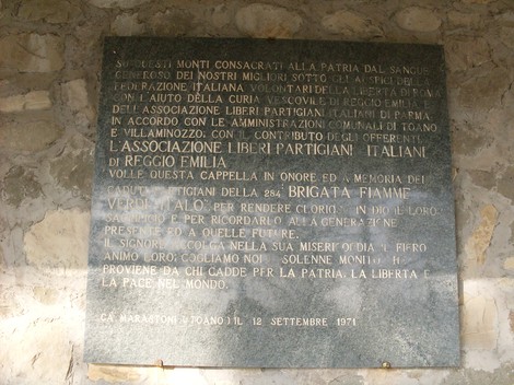Sacrario di Ca' Marastoni, commemorazione dei partigiani italiani e della loro lotta per la libertà.