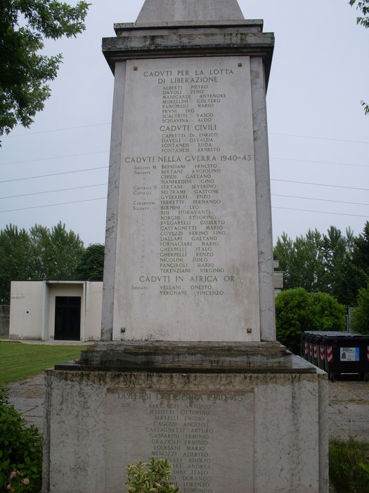 Monumento ai Caduti di San Martino, in memoria delle vittime della lotta per la libertà e delle guerre.