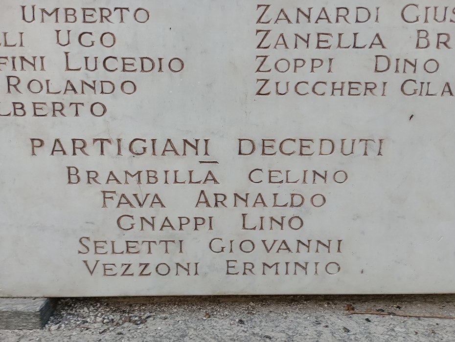 Monumento ai Caduti delle guerre mondiali, onore a chi ha sacrificato la vita per la patria.
