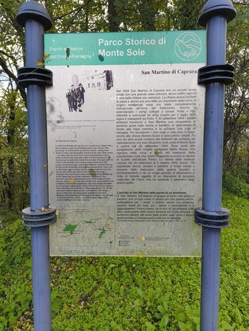 Rovine di San Martino: testimonianze storiche immerse nella natura del Parco Storico di Monte Sole.