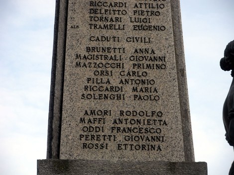 Monumento ai caduti di Pianello, dedicato alle vittime civili e militari della comunità.