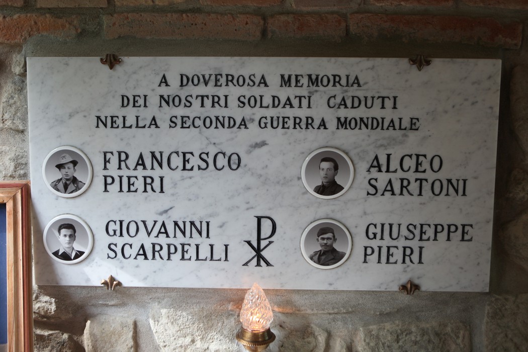 Ossario di Crespino del Lamone, commemorazione dei soldati caduti nella Seconda Guerra Mondiale.