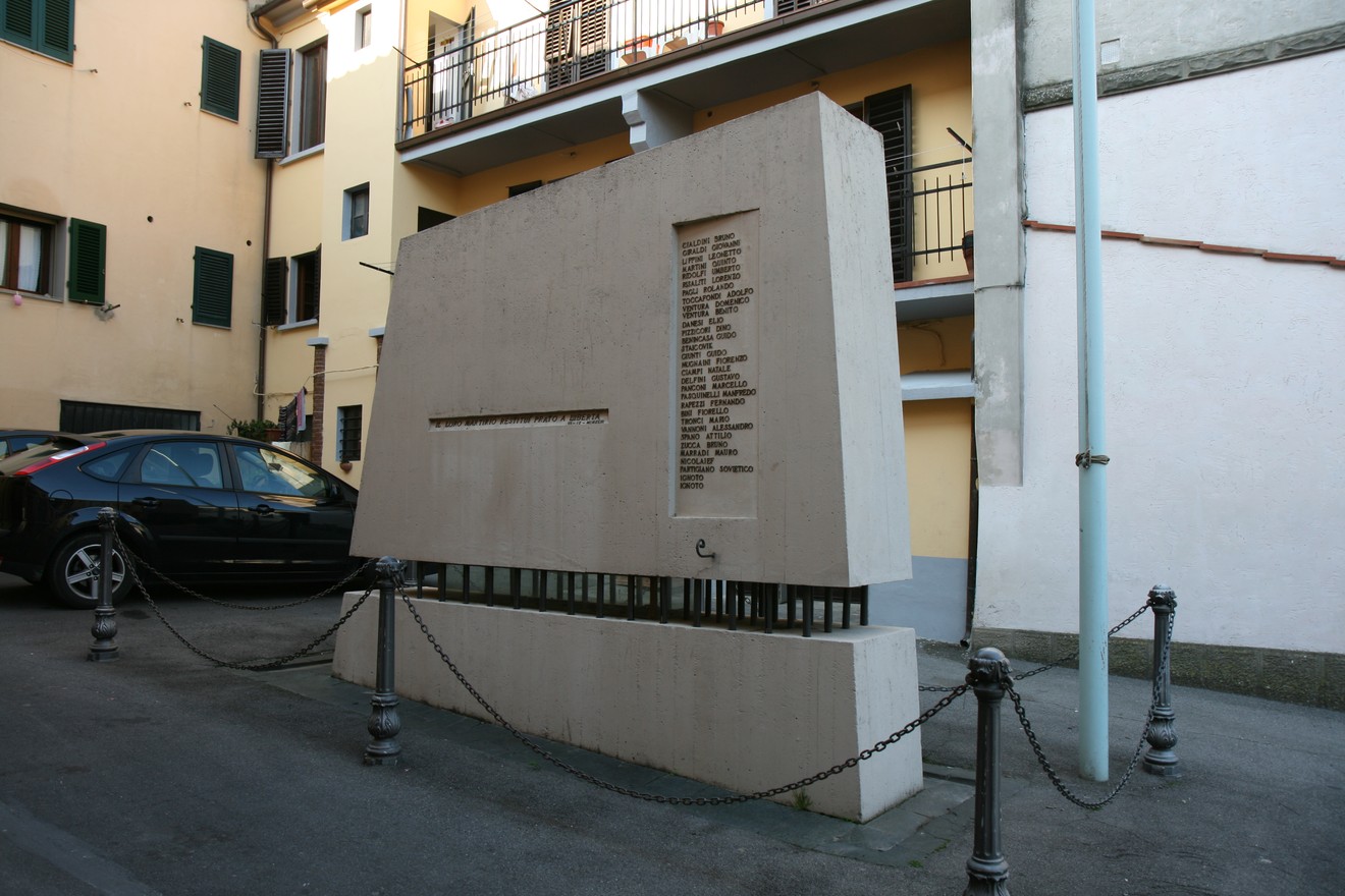 Monumento dell'Eccidio di Figline, in memoria delle vittime della Seconda Guerra Mondiale.