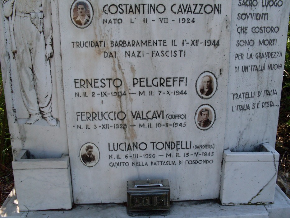 Monumento ai Caduti partigiani di San Prospero, commemorazione dei valorosi nella lotta per la libertà.