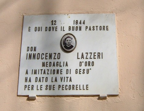 Chiesa di Sant'Anna di Stazzema, luogo di memoria e ricordo della figura di Don Innocenzo Lazzeri.