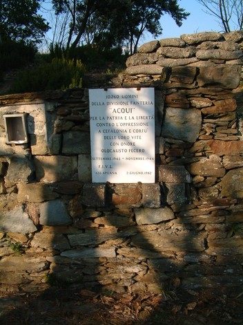 Monumento al Parco della Resistenza del Monte Brugiana, in memoria dei caduti per la libertà e la patria.