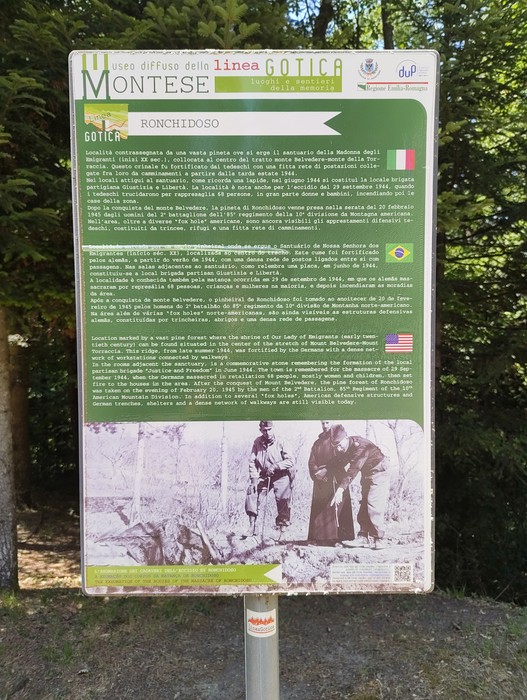 Targa per l'eccidio di Ronchidoso, Comune di Gaggio Montano (BO), foto 3