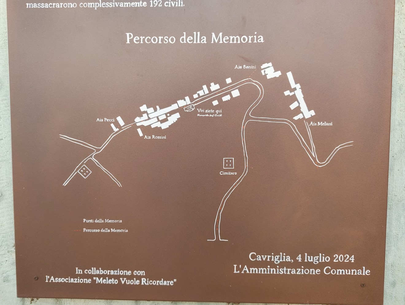 Percorso della Memoria di Meleto, foto 1