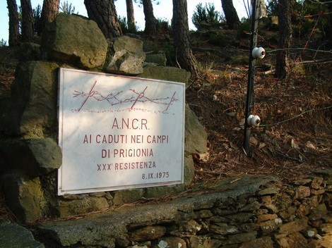 Monumento nel Parco della Resistenza del Monte Brugiana, dedicato ai caduti nei campi di prigionia.