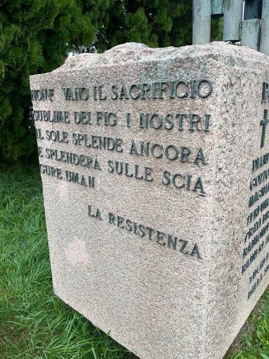 Monumento ai Caduti per la Libertà di Spinetta Marengo, in onore dei sacrifici per la resistenza.