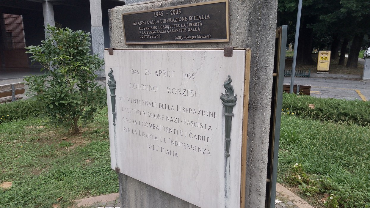 Monumento della Liberazione, commemorazione della resistenza contro il nazifascismo in Italia.